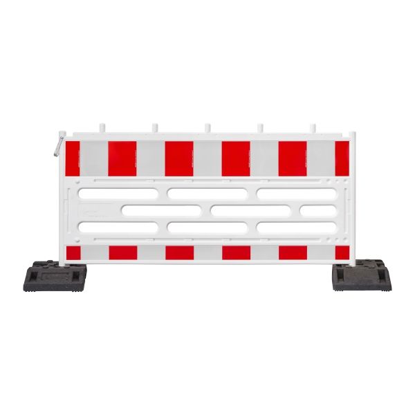 Barrière de chantier plastique THOR 2 m sans pieds - Réfléchissante