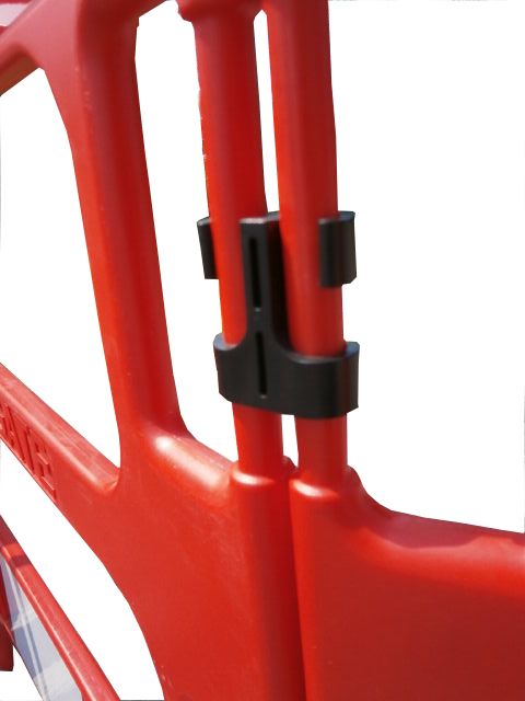 Barrière de sécurité pliable Safegate 4 x 100 cm (4 m)