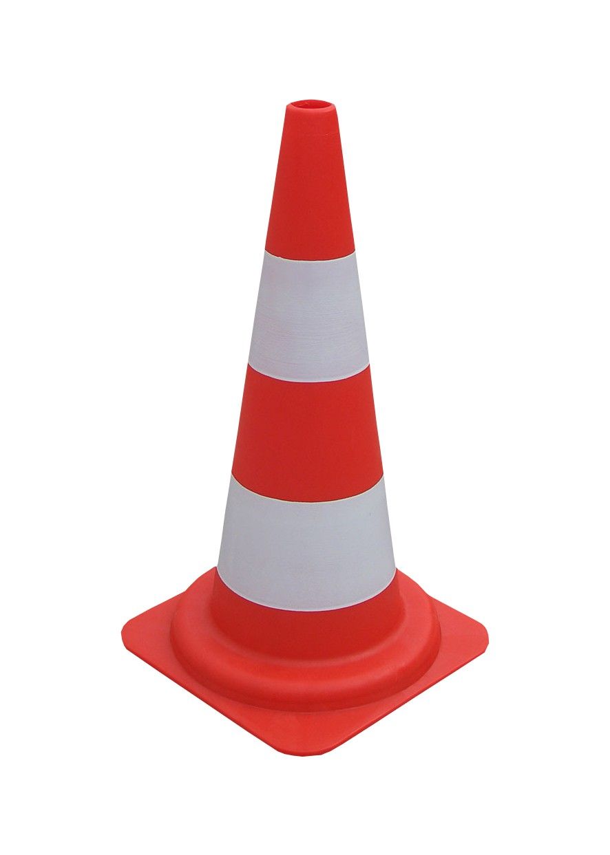Cône de signalisation 540 mm en PVC