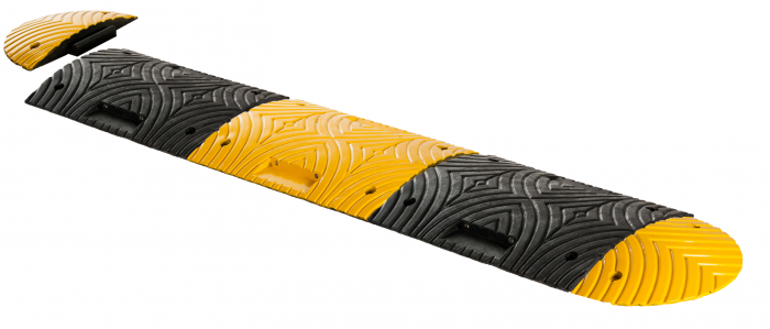 Ralentisseur de vitesse en caoutchouc 5 cm - Kit 2 mètres