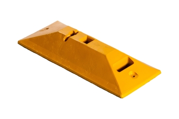 Parking block - wheel stopper 620 x 250 x 100 mm yellow