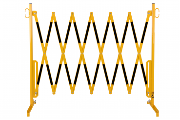 Scherengitter-3,6-m-schwarz-gelb