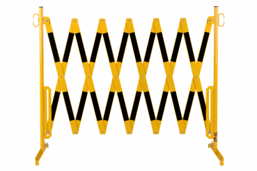 Scherengitter-4-m-schwarz-gelb