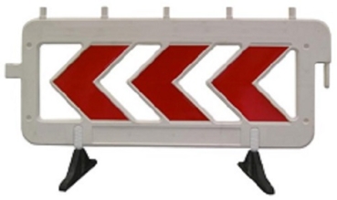 Arrow barrier White 2,0m RA1 incl. Foot