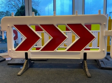 Arrow barrier White 2,0m RA1 incl. Foot