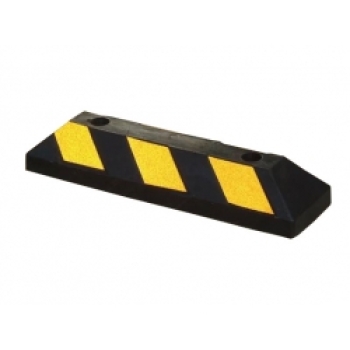parking bumper/ wheel stop gum in black/yellow