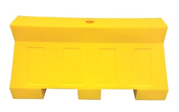 Lane divider "X-STRONG" 500 mm, yellow with concrete filling