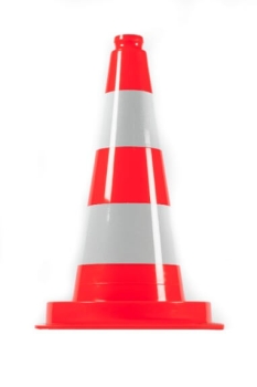 Traffic cone 500 mm PVC R1