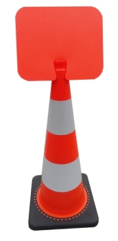 Sign for traffic cones CLIP orange