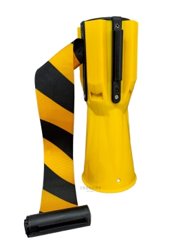 Stretch tape - 3m - cassette / bollard overlay, yellow/black