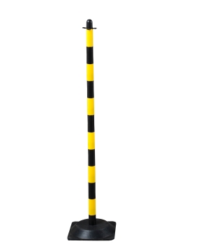chain-post-delineator-yellow-black-recycling-base-1300-mm