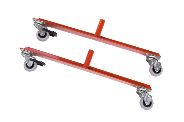 Scherengitter-4-m-Rot-Weiß-Rollenfüßen-1