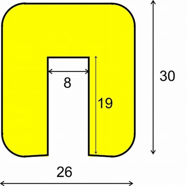 Kantenschutz 5 m, Typ G