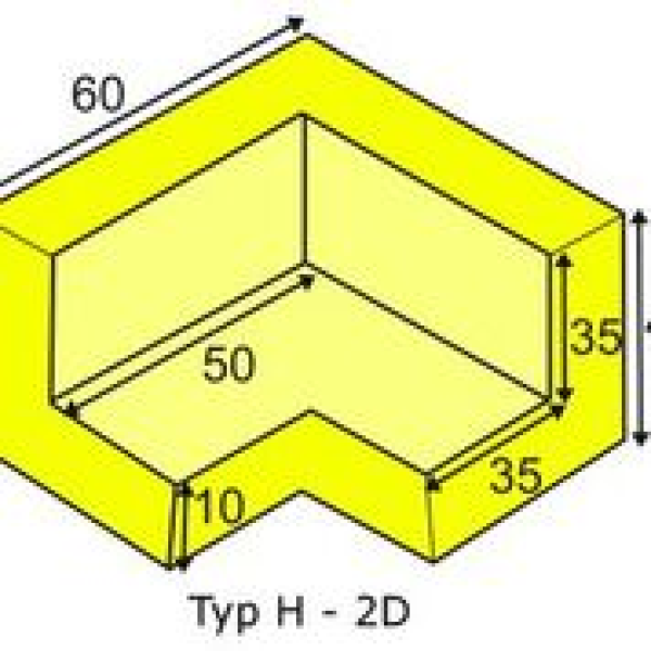 Schutzecken 2-seitig, schwarz, Typ H - Sorfan