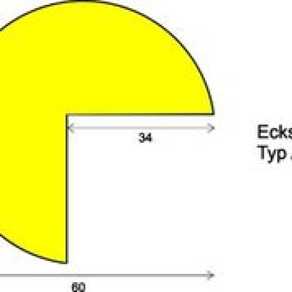 Eckenschutz 1 m, Typ A+