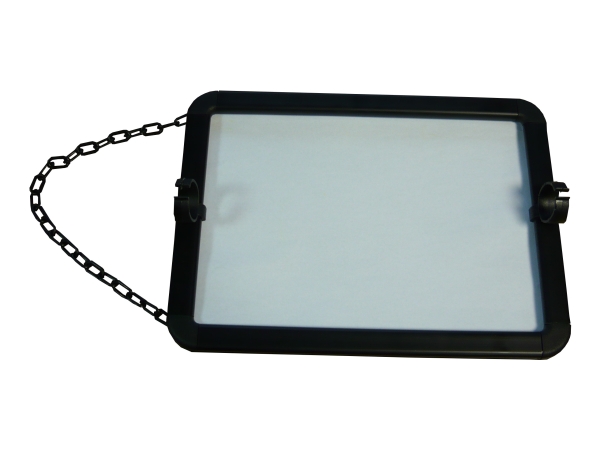 Sign attachment for chain post