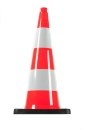 Traffic cone 750 mm PVC/REC, reflective