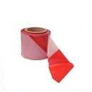 Barrier tape 100 m, white / red