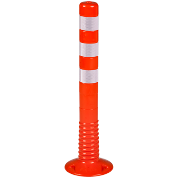 Delineatore flessibile 75 cm arancione rifrangente