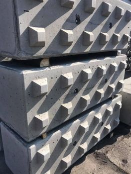 Blocco in calcestruzzo tipo Lego BetonBlok 120x60x60 cm
