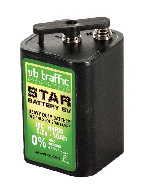 Batteria per lampade da cantiere 6V 50Ah