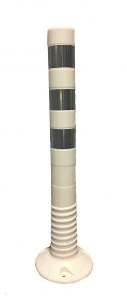 Paletto flessibile 750 mm bianco riflettente argento