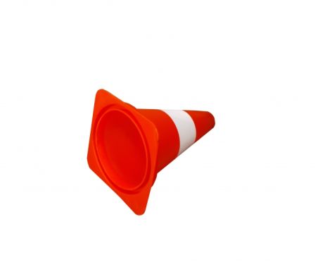Cono stradale 300 mm in PVC - Rifrangente