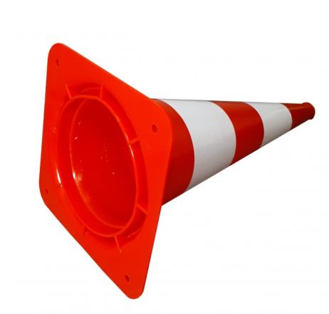 Cono segnaletico 75 cm in PVC 4 kg