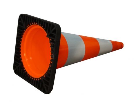 Cono stradale 750 mm in PVC/REC riflettente 5,2 kg