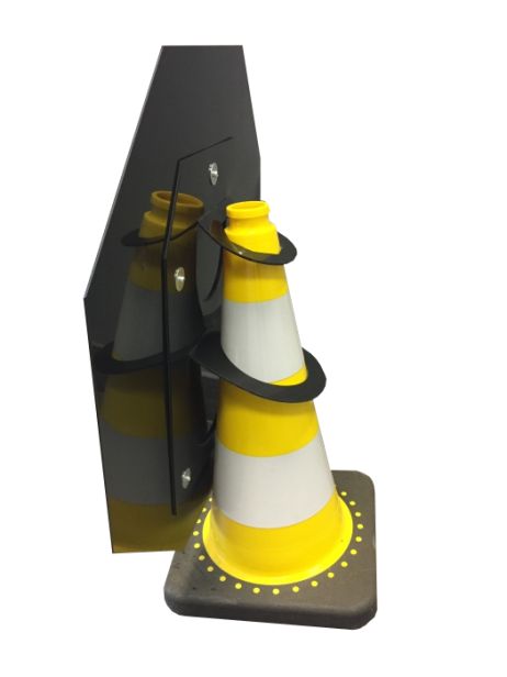 Pannello ottagonale per coni segnaletici 60 cm