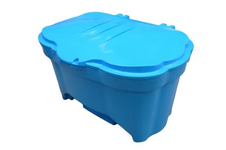 Contenitore per sabbia e sale 150L blu