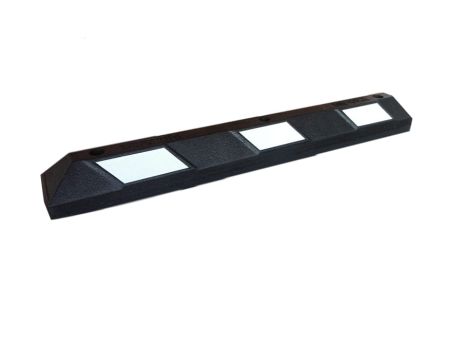 Dispositivo fermaruota 1200x150x100 mm nero bianco