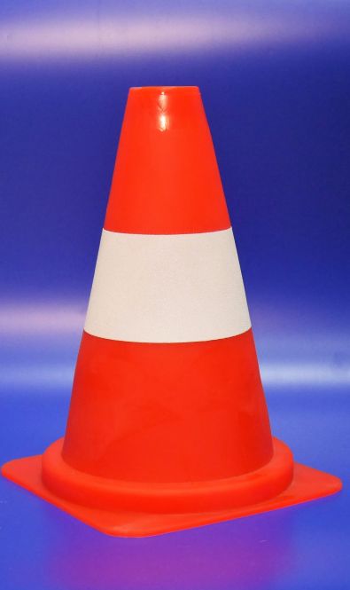 Cono stradale 300 mm in PVC - Rifrangente
