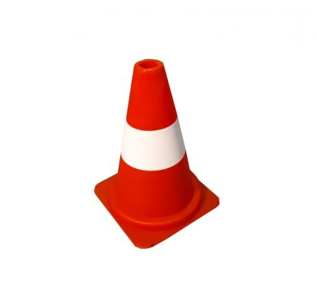 Cono stradale 300 mm in PVC - Rifrangente