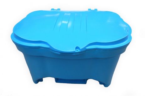 Contenitore per sabbia e sale 70L blu