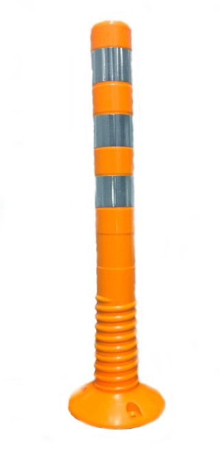 Palo flessibile di segnalazione 750 mm, arancione mandarino