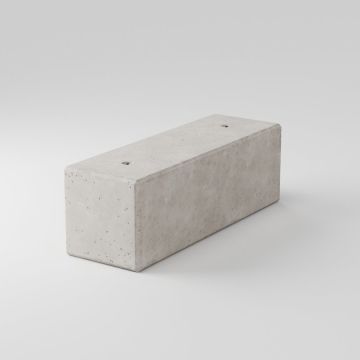 Blocco in calcestruzzo ad incastro 180x60x60 cm piatto