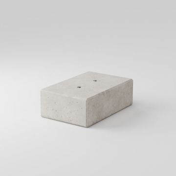 Blocco in calcestruzzo ad incastro 120x40x80 cm piatto
