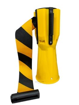 Nastro delimitatore per coni 3 m giallo/nero