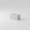 Blocco in calcestruzzo ad incastro 40x40x80 cm piatto