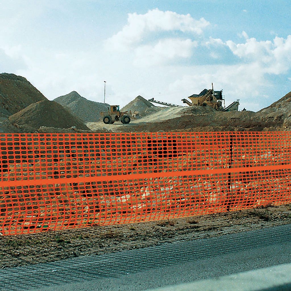 Rete da cantiere HDPE arancione 1,5 x 50 m