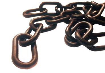 Catena di segnalazione in plastica 8 mm, marrone