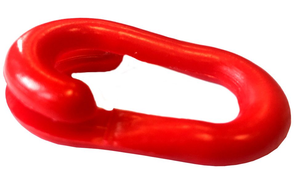 Maglia di congiunzione ad O per catena in plastica - Rosso