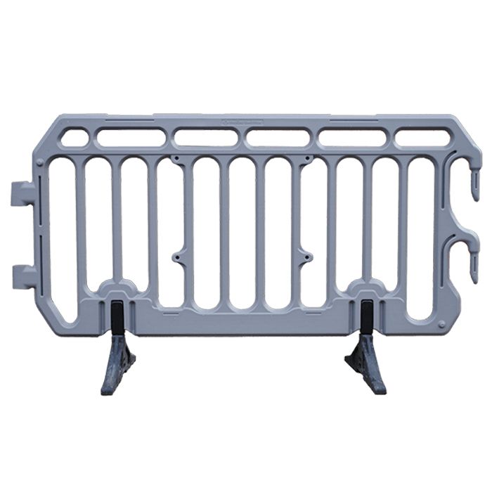 Transenna da cantiere in plastica 2000 x 1100 mm - Piedi orientabili