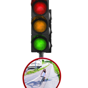Specchio stradale TRIXI ø 500 mm con riscaldamento