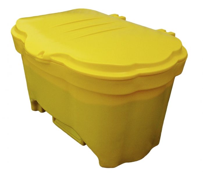 Contenitore per sabbia e sale 70L ovale giallo