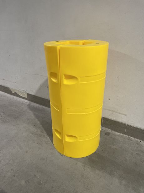 Kolombeschermer 210/260 mm PE geel