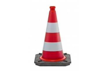 Verkeerskegel 500 mm BASt reflecterend RA2