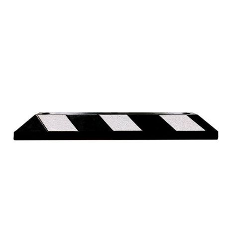 Wielstop rubber 1200 x 145 x 100 mm – Zwart / Wit