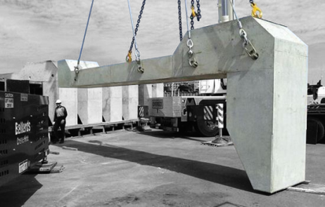 Hijshaak en klem voor betonblokken – 1300 kg